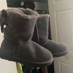 Gray Ugg Boots - like new